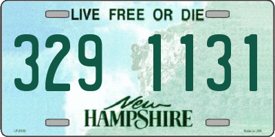 NH license plate 3291131