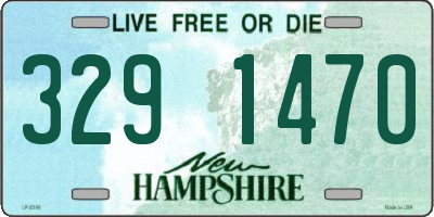 NH license plate 3291470