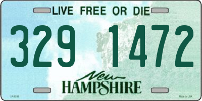 NH license plate 3291472