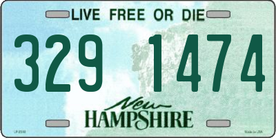 NH license plate 3291474