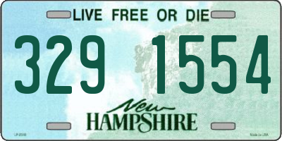 NH license plate 3291554