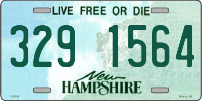 NH license plate 3291564