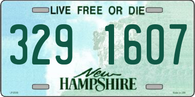 NH license plate 3291607