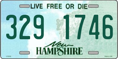 NH license plate 3291746