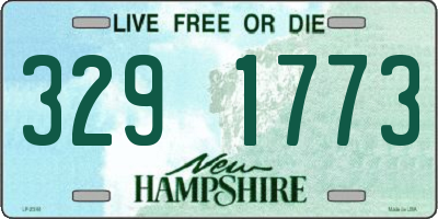 NH license plate 3291773