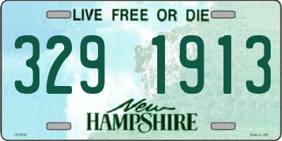 NH license plate 3291913
