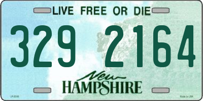 NH license plate 3292164
