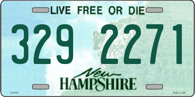 NH license plate 3292271