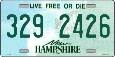 NH license plate 3292426