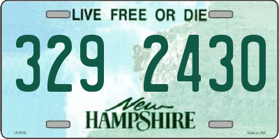 NH license plate 3292430