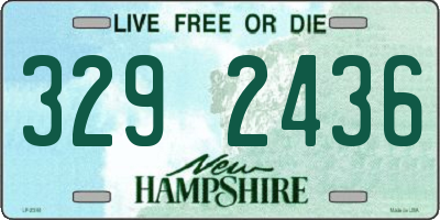 NH license plate 3292436