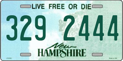 NH license plate 3292444