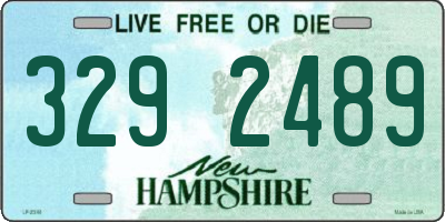 NH license plate 3292489