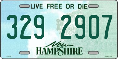 NH license plate 3292907