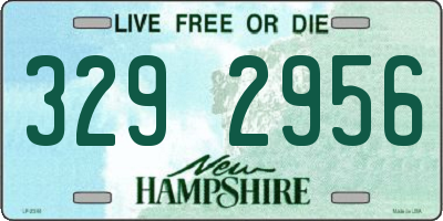 NH license plate 3292956