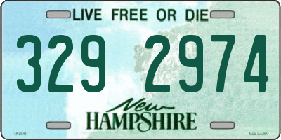 NH license plate 3292974