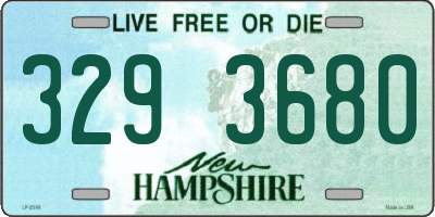 NH license plate 3293680