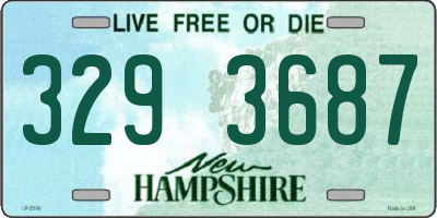 NH license plate 3293687
