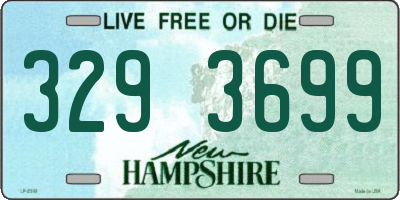 NH license plate 3293699