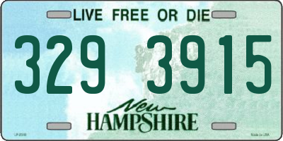 NH license plate 3293915