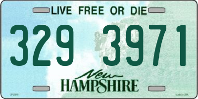 NH license plate 3293971