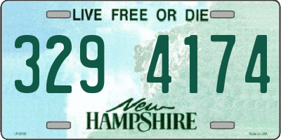 NH license plate 3294174