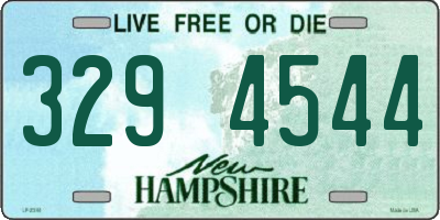 NH license plate 3294544