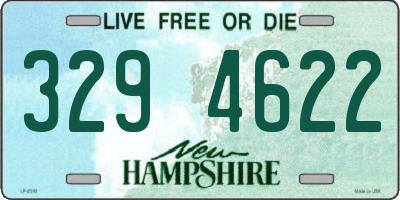 NH license plate 3294622