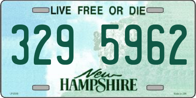 NH license plate 3295962