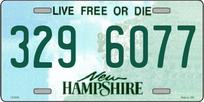 NH license plate 3296077
