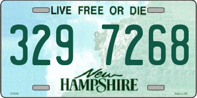 NH license plate 3297268