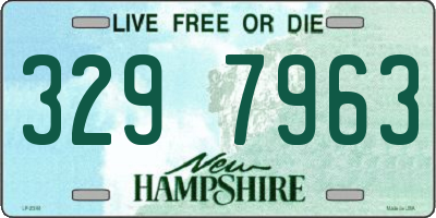 NH license plate 3297963