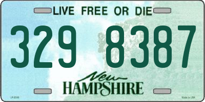 NH license plate 3298387