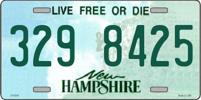 NH license plate 3298425