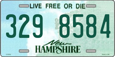 NH license plate 3298584