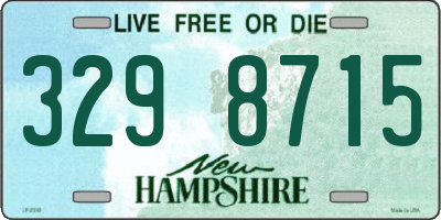 NH license plate 3298715