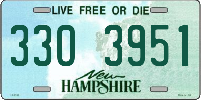 NH license plate 3303951