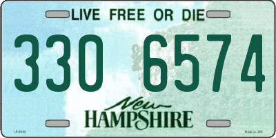 NH license plate 3306574