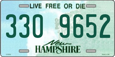 NH license plate 3309652