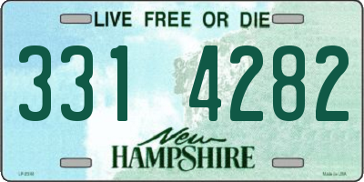 NH license plate 3314282