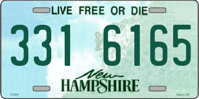 NH license plate 3316165