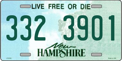 NH license plate 3323901
