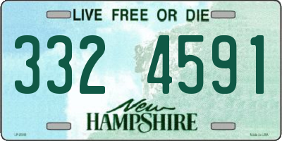 NH license plate 3324591