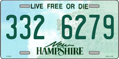 NH license plate 3326279