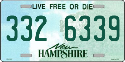 NH license plate 3326339