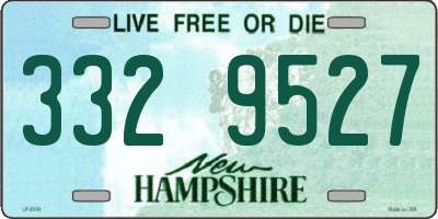 NH license plate 3329527