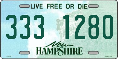 NH license plate 3331280