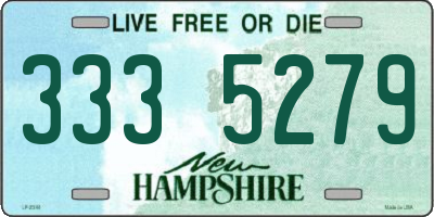 NH license plate 3335279