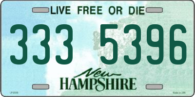 NH license plate 3335396