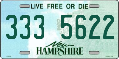 NH license plate 3335622